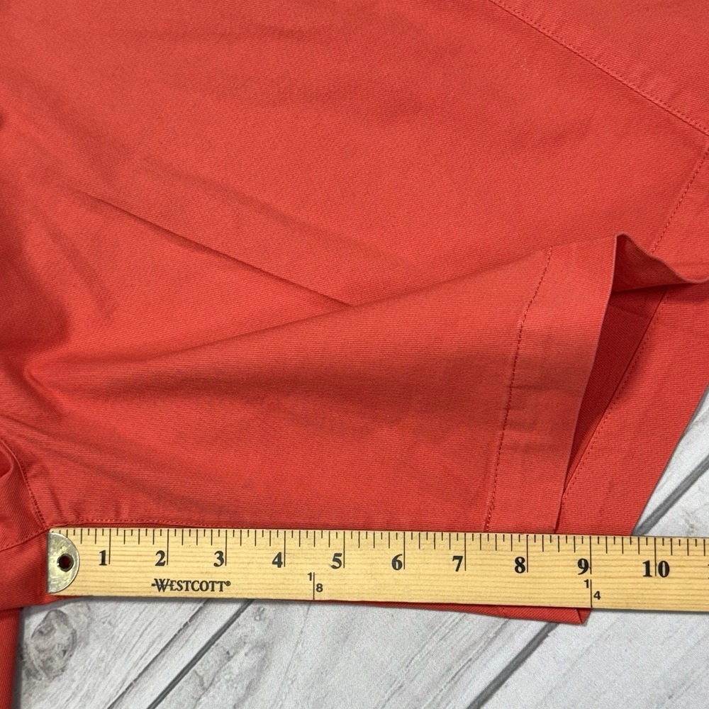 Psycho Bunny Shorts Mens 40 Red Chino Flat Front 8.5" Designer Preppy Stretch - Picture 6 of 8